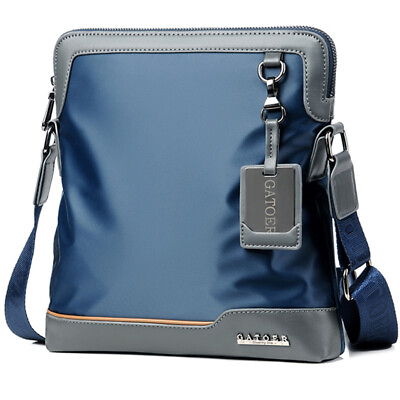 #ad #ad Men#x27;s Shoulder Bag Waterproof Small Handbag Casual Messenger Blue Crossbody Bag