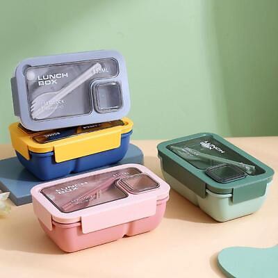#ad Thermal Insulated Bento Lunch Box Microwave Picnic Container Food Portable