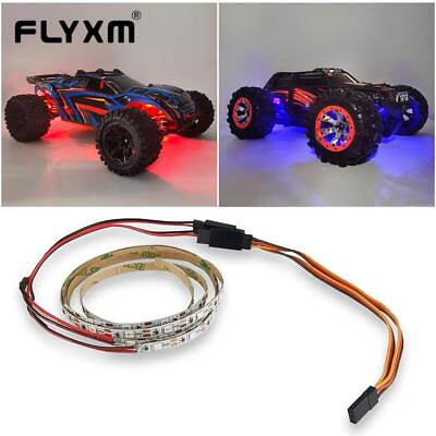 #ad Chassis Body LED Light Strip for SCX10 II 90046 90047 TRX4 Rustler RC Airplane