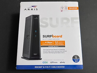 #ad ARRIS SURFboard SBG8300 DOCSIS 3.1 Dual Band Wi Fi Router