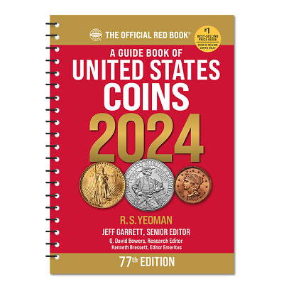 #ad Guide Book of United States Coins 2024 Spiral Bound Red Book U.S. Coin Pricing