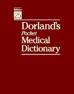 #ad Dorlands Pocket Medical Dictionary Dorlands Pocket Medical Dictionary GOOD