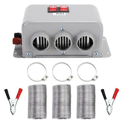 #ad 3 Hole 12V 800W Electric Car Heater Heating Fan Defogger Defroster Demister