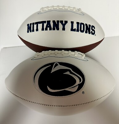 #ad PENN STATE NITTANY LIONS FULL SIZE LOGO FOOTBALL OFFICIALLY LICENSED BRAND NEW