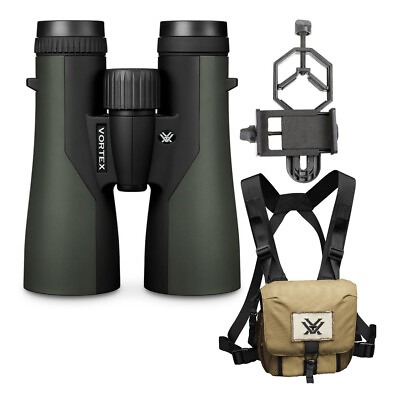 #ad Vortex 12x50 Crossfire HD Binoculars w Glasspak Haness amp; Smartphone Adapter Kit