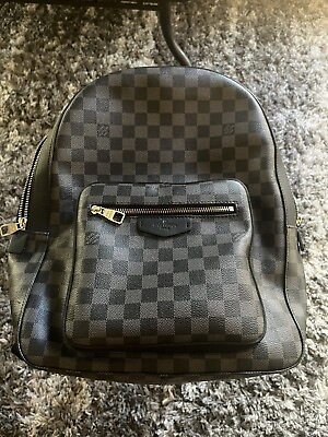 #ad Louis Vuitton backpack Josh Canvas Backpack Leather