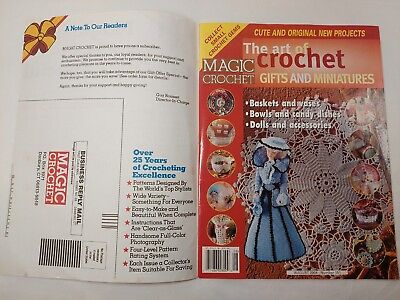 #ad Magic Crochet # 151 August 2004 Pattern Magazine Cute amp; Original New Projects