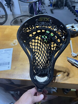 #ad STX 6000 Lacrosse Stick Complete Stick Black Shaft