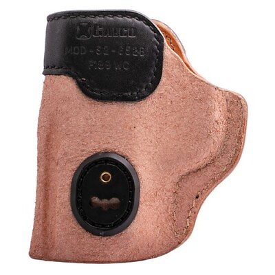 #ad Galco S2652B Scout Steerhide Natural IWB Ambi Belt Holster For Samp;W Shield 9 40