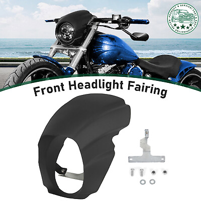#ad For Harley Breakout 18 23 Black Motorcycle Front Headlight Fairing Cowl Cover
