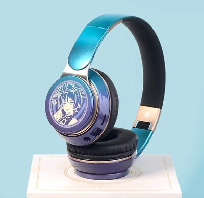 #ad Gift Game Genshin Impact Foldable Bluetooth Wireless Headset Headphones New Cool