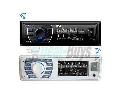 #ad Pyle Bluetooth Marine Receiver Stereo MP3 USB SD Readers AM FM Radio