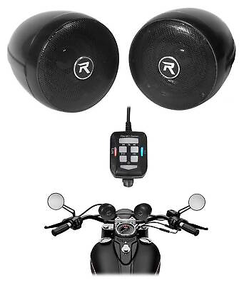 #ad Rockville Bluetooth Motorcycle Speakers Audio System For Royal Enfield Himalayan