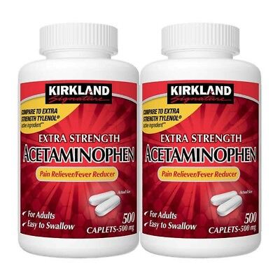#ad Kirkland Signature Extra Strength Acetaminophen 500 mg. 1000 Caplets