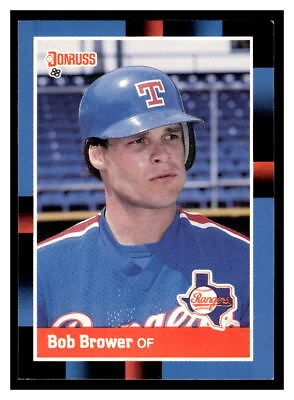#ad 1988 Donruss #346 Bob Brower Texas Rangers