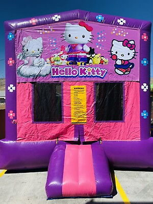 #ad Inflatable Commercial Bounce House w 8 Banners amp; Air Blower