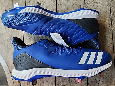 #ad Adidas Men#x27;s Baseball Icon Bounce Metal Cleats shoes Royal Blue CG5243 Size 13