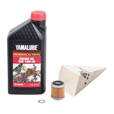 Oil Change Kit With Yamalube All Purpose 10W 40 for Yamaha $30.60