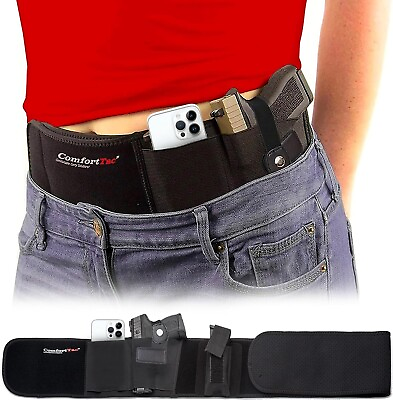 #ad Comfort Tac Belly Band Magnetic Holster for Concealed Carry Fits Glock