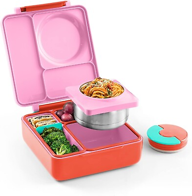 #ad Bento Box for Kids Insulated Bento Lunch Box with Leak Proof Thermos
