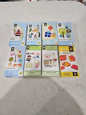 #ad Lot Of 8 SUMMER CELEBRATIONS Freshly Picked Etc Cartridge Cricut Complete
