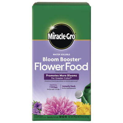 #ad Miracle Gro 146002 Water Soluble Bloom Booster Flower Food 4 lb