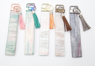 #ad Single Durable Handmade Wristlet Fashion Keychain Strap Keys