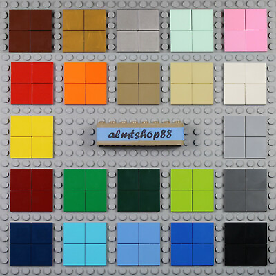 #ad LEGO 2x2 Tiles PICK YOUR COLORS Smooth Finishing Plate Square Solid Bulk Lot