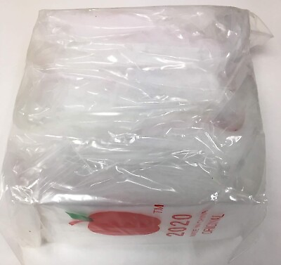 #ad Apple Mini Zip Resealable Bags 2quot; x 2quot; Clear Baggies 2020 1000ct. NEW SHIPS FREE