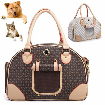 #ad Pet Dog Carrier Handbag Puppy Cat Portable Tote Cage Carry Bag Outdoor Travel