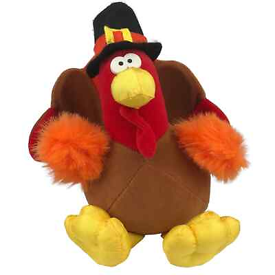 #ad Gibson Greetings Mr Gobbles Turkey Plush Thanksgiving 9#x27;#x27; Stuffed Vintage 1994