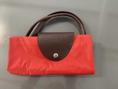 L#x27;OREAL TRAVEL TOTE BEACH BAG RED $9.99