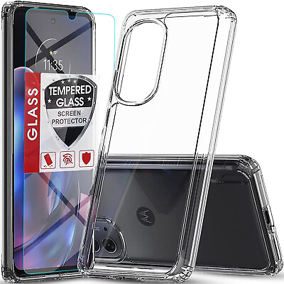 #ad For Motorola Edge 2022 Edge Plus 2023 Edge 5G UW 2021 Case Phone Cover Glass