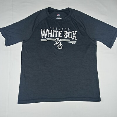 #ad MAJESTIC Chicago White Sox T Shirt MLB Baseball Men#x27;s Size XL