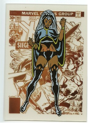 #ad MARVEL GREATEST BATTLES GOLD GALLERY GC9 STORM