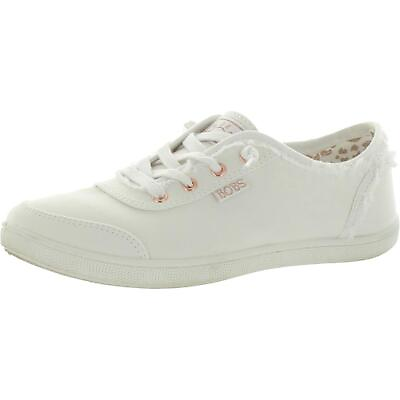 #ad BOBS From Skechers Womens Bobs B Cute White Sneakers 6 Medium BM BHFO 9290