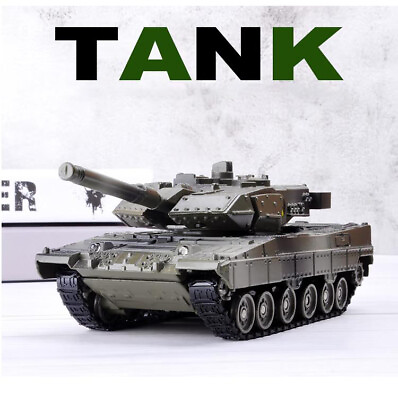 #ad 18cm 1:48 1970s German Leopard 2 Main Battle Tank Alloy Military Model Tank