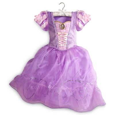 #ad NEW Disney Store Exclusive Tangled Princess Rapunzel Costume Dress 4 NWT $45.