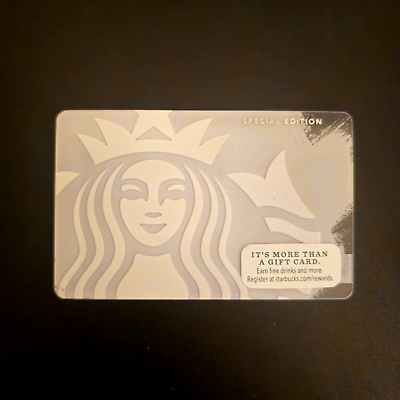 #ad Starbucks White Mermaid Special Edition #6107 2014 NEW COLLECTIBLE GIFT CARD $0