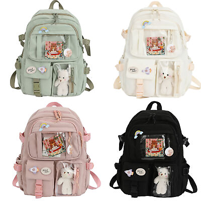 #ad Teens School Backpack Kawaii Cute Bear College Travel Casual Bag for Girls Women