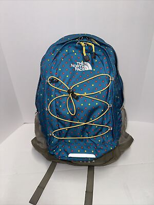 #ad The North Face Backpack Jester Book Bag Polka Dot Hiking Laptop Travel As Is