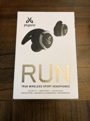 #ad Jaybird Run Sport True Wireless Sport Headphones Black Open Box