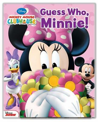 #ad Disney Mickey Mouse Clubhouse: Guess Who Minnie 1 Rhodes Lilly hardcove