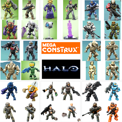 #ad Mega Construx Halo Figures YOU PICK New With Accessories and Weapons