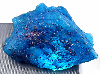 #ad Natural Kashmir Sky Blue Sapphire 231 Ct EGL Certified Uncut Rough Gemstone AKM