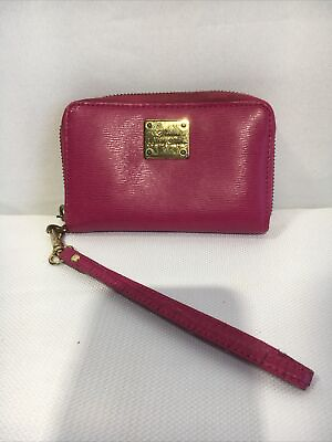 #ad Women#x27;s Small Pink Leather quot; Lauren Ralph Lauren quot; Designer Wallet Purse