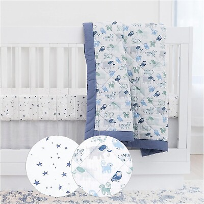 #ad aden anais Essentials 3 Piece Crib Bedding Set Baby Bedding Bundle NEW so