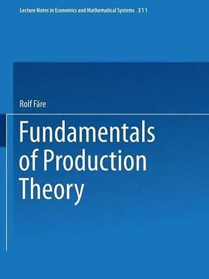 #ad Fundamentals of Production Theory English Paperback Book