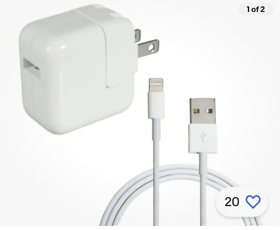#ad Original Apple 10w Wall Charger And 1M USB Charger