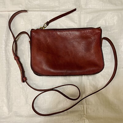 #ad MADEWELL Crossbody The Simple Bag English Saddle Leather Size 9x6x1.5